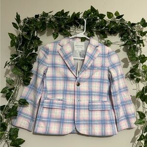 Kids Plaid Jacket - Pink and Blue ♥️NWT♥️